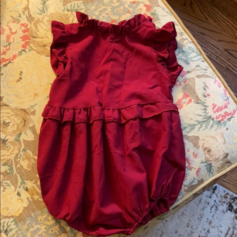 Girls ruffle onesie